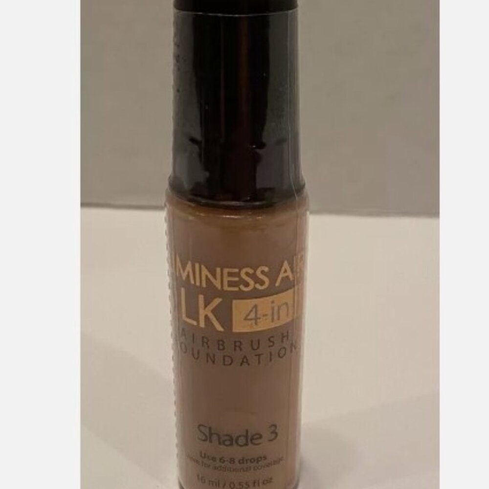 New Sealed Luminess Silk 4 In 1 Shade 3 Airbrush Foundation 0.55 Oz Cosmetics - Picture 1 of 3